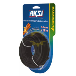 Hilo Para Desbrozadora Tipo Cruceta De 3.7 Mm X 12 M