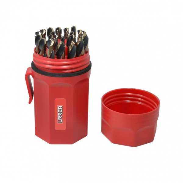 H5129 URREA Juego de 29 brocas de acero de alta velocidad premium premium1/16"-1/2" Urrea | DIHERESA