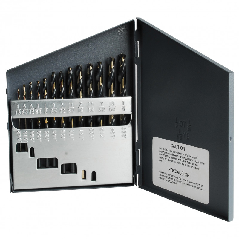 H5113 URREA Juego de 13 brocas de acero de alta velocidad premium premium1/16"-1/2" Urrea | DIHERESA H5113 URREA Juego de 13 brocas de acero de alta velocidad premium premium1/16"-1/2" Urrea | DIHERESA