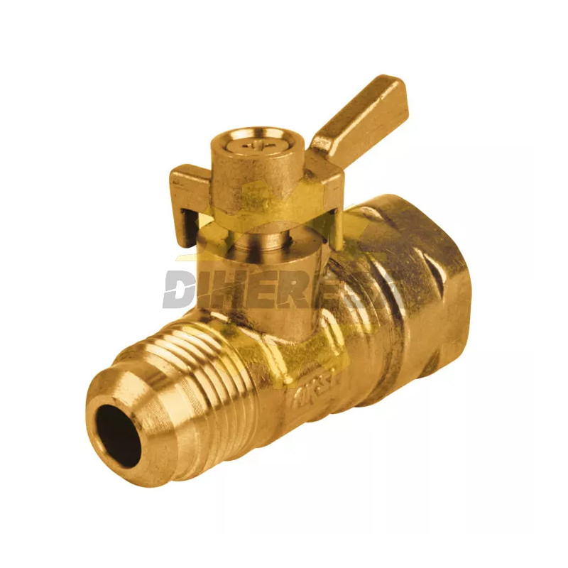 Valvula Para Gas 1/2 X 3/8 " Rorcable