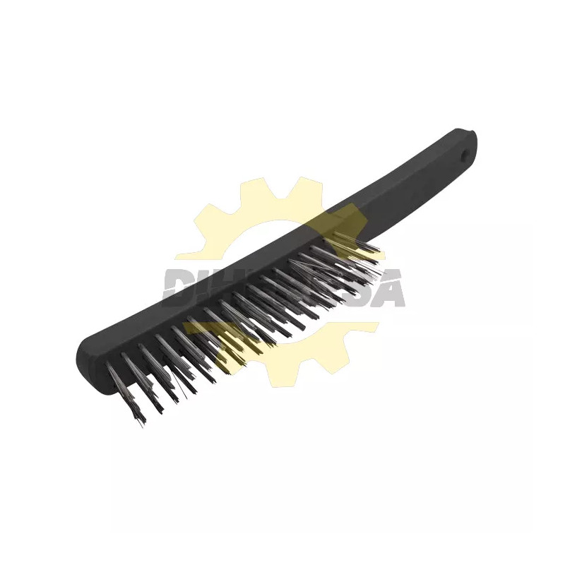 Cepillo De Alambre Con Mango 3 X 17 Pinceles