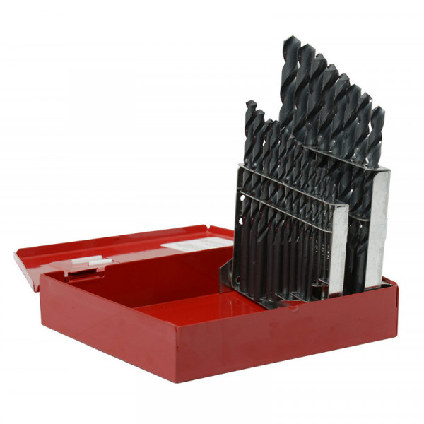 5121 URREA Juego de 21 brocas de acero de alta velocidad negras uso industrial 1/16"-3/8" Urrea | DIHERESA