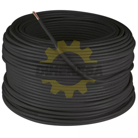 Cable Thw Cca Ul Cal. 8 Negro, Rollo De 100 Mts