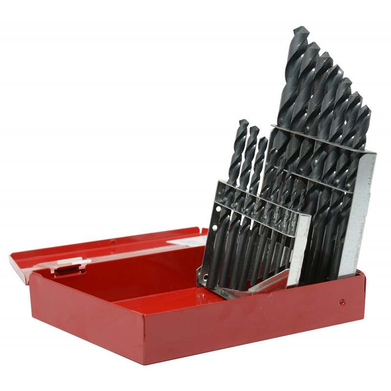 5115 URREA Juego de 15 brocas de acero de alta velocidad negras uso industrial 1/16"-1/2" Urrea | DIHERESA 5115 URREA Juego de 15 brocas de acero de alta velocidad negras uso industrial 1/16"-1/2" Urrea | DIHERESA