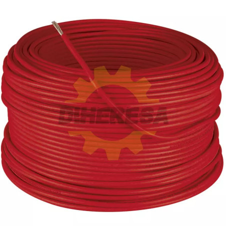 Cable Thw Cca Ul Cal. 8 Rojo, Rollo De 100 Mts