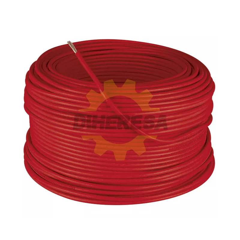 Cable Thw Cca Ul Cal. 12 Rojo, Rollo De 100 Mts