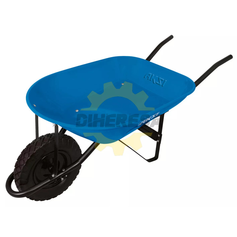 Carretilla De 5.0 Ft3 (Azul) Bastidor Metalico
