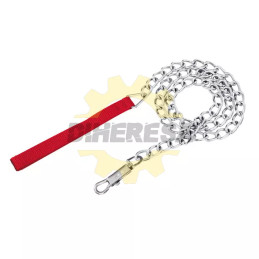 Cadena Para Perro Cromada 2 Mm X 1.20 M  Color Rojo