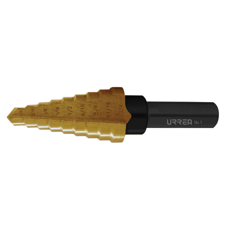 BME4 URREA Broca escalonada -4 1/4"-3/4" Urrea | DIHERESA BME4 URREA Broca escalonada -4 1/4"-3/4" Urrea | DIHERESA