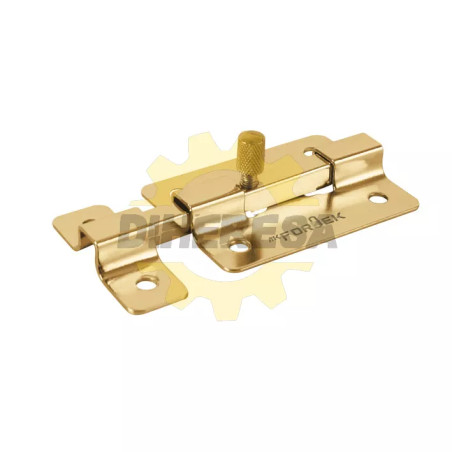 Pasador De Barra Plana De 2" Linea Basic - Laton Brillante