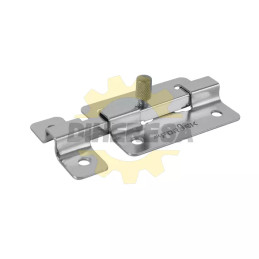 Pasador De Barra Plana De 4" Linea Basic - Cromo Mate