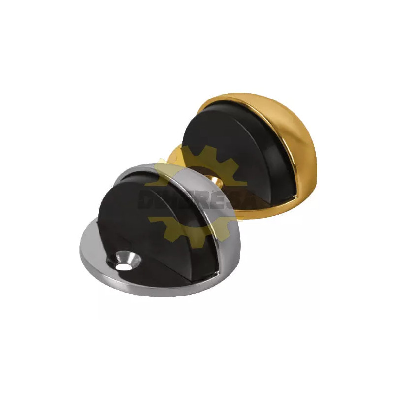 Tope Para Puerta Tipo Domo Linea Basic - Laton Brillante
