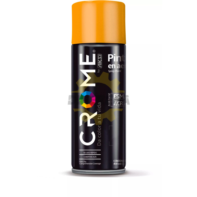 Pintura En Aerosol Naranja Fluorescente