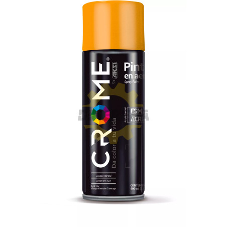 Pintura En Aerosol Naranja Fluorescente