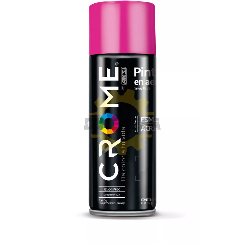 Pintura En Aerosol Rosa Fluorescente