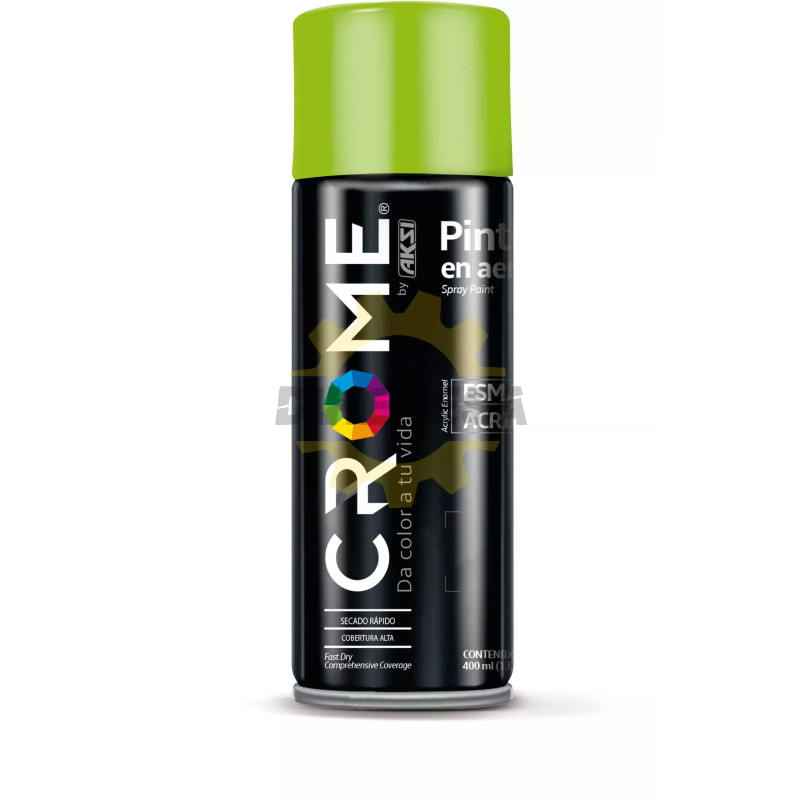 Pintura En Aerosol Verde Fluorescente