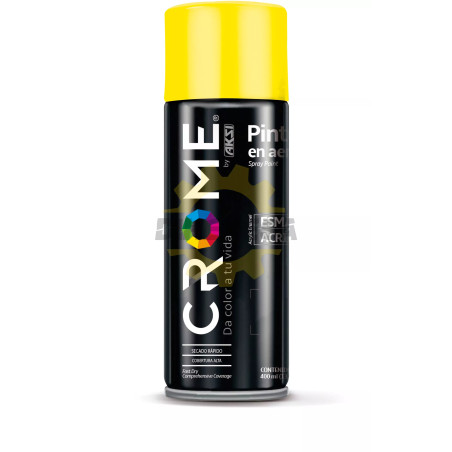 Pintura En Aerosol Amarillo Fluorescente