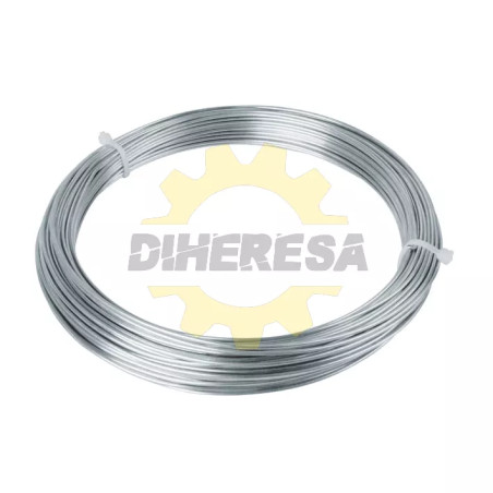 Alambre Galvanizado Cal 12.5 Rollo De 1 Kg