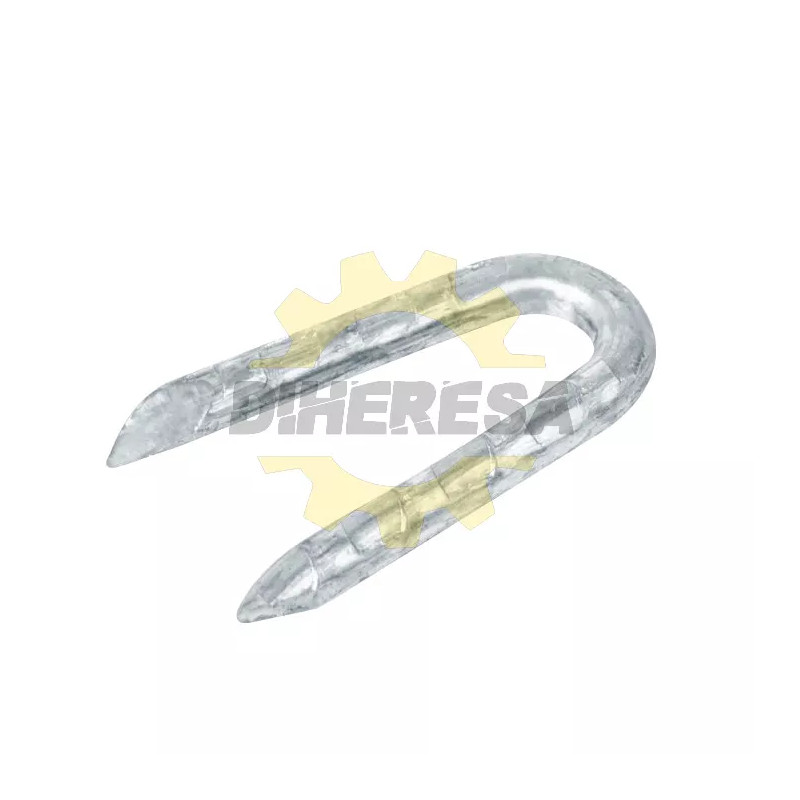 Grapa Galvanizada Para Alambre De Puas 1 1/4" Caja 1 Kg