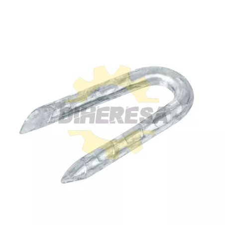 Grapa Galvanizada Para Alambre De Puas 1 1/4" Caja 1 Kg