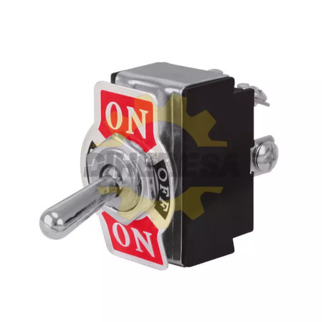 Interruptor De Palanca Via Doble  Unipolar 6 Tornillos