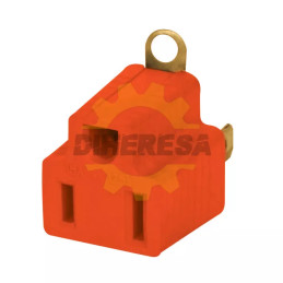 Adaptador 3 A 2 Naranja (Polarizada)