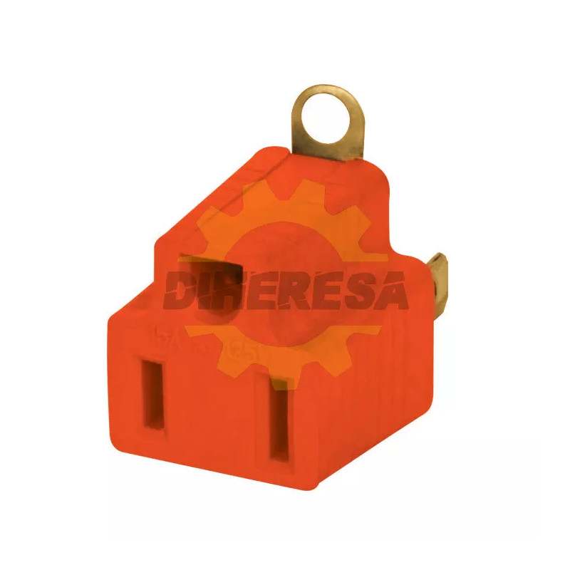 Adaptador 3 A 2 Naranja (Polarizada)