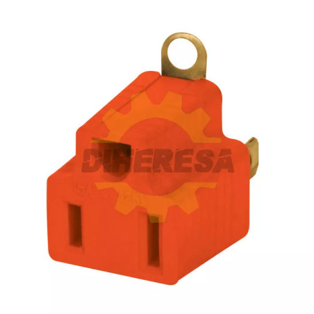 Adaptador 3 A 2 Naranja (Polarizada)