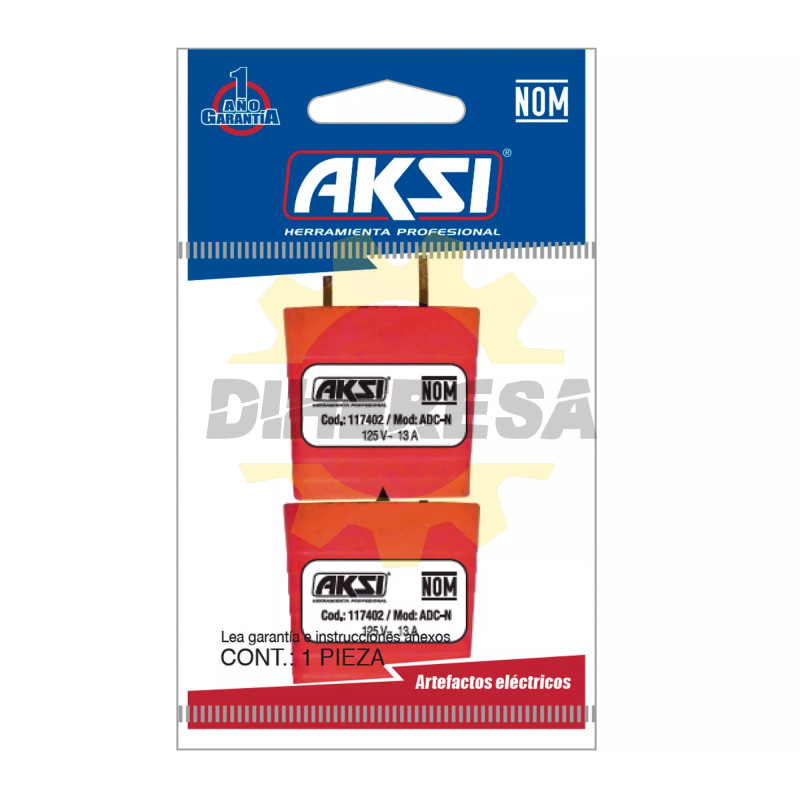 Adaptador 3 A 2 Naranja (Polarizada) 2pack