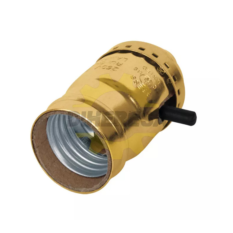 Portalampara Con Apagador De Paso, Aluminio