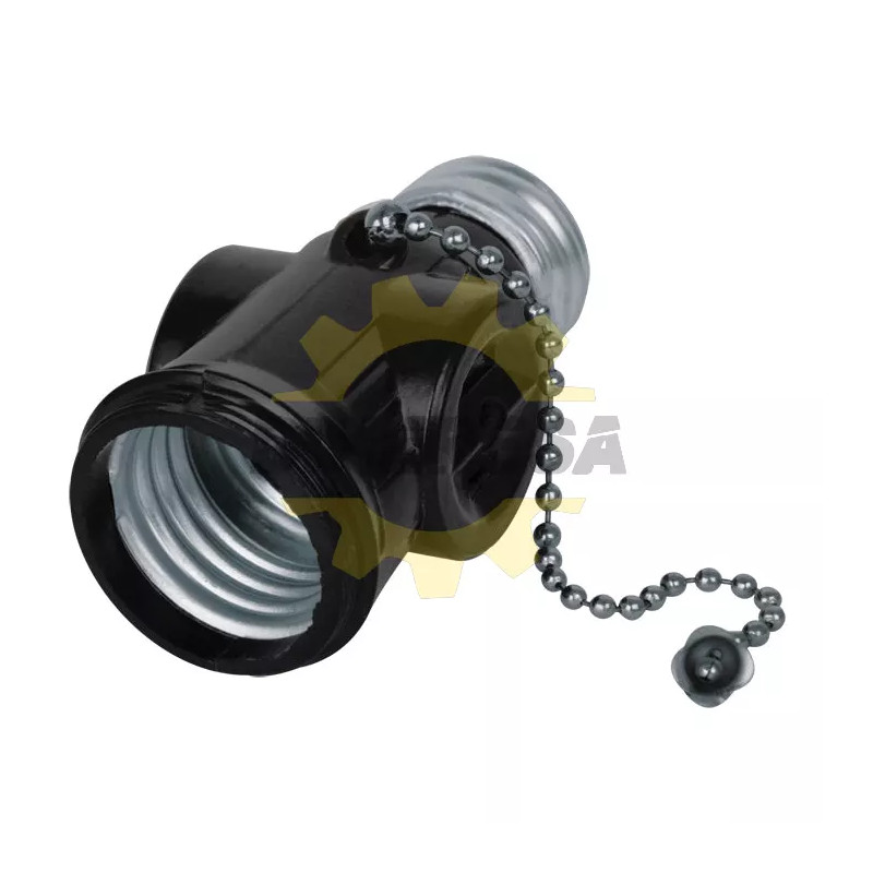 Portalampara Con Ladron Con Interruptor De Cadena