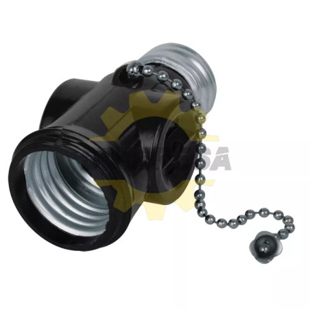 Portalampara Con Ladron Con Interruptor De Cadena