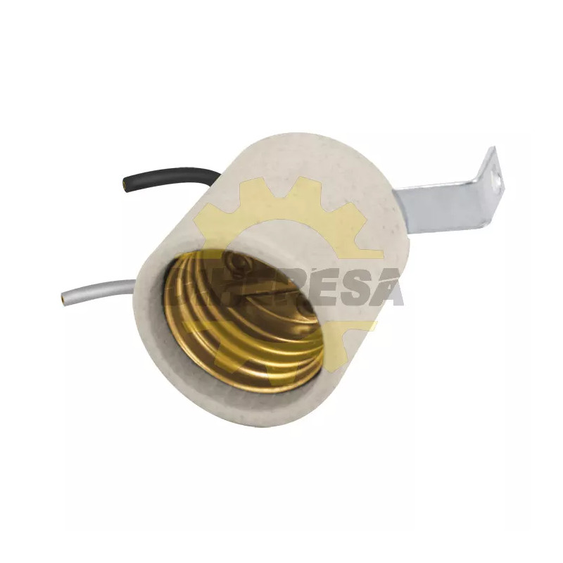 Portalampara Para Candil Soporte Escuadra Con Cables