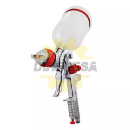 Pistola De Gravedad Hvlp Vaso Plastico De 600ml