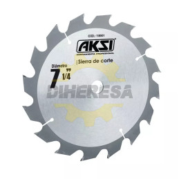 Sierra Circular Para Madera 7 1/4", 16 Dientes, Centro 5/8"