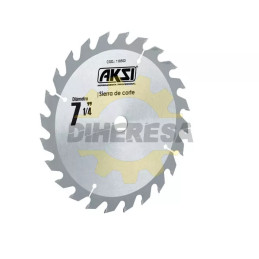 Sierra Circular Para Madera 7 1/4", 24 Dientes, Centro 5/8"