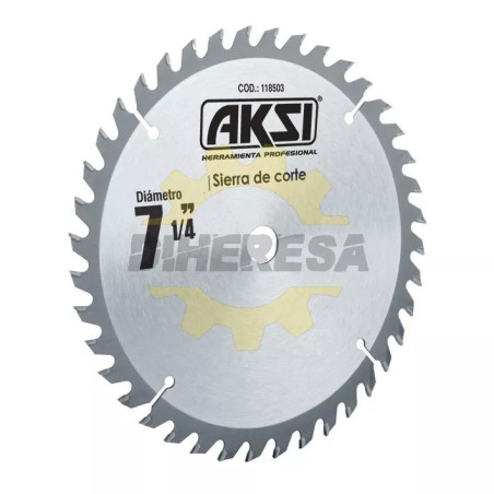 Sierra Circular Para Madera 7 1/4", 40 Dientes, Centro 5/8"