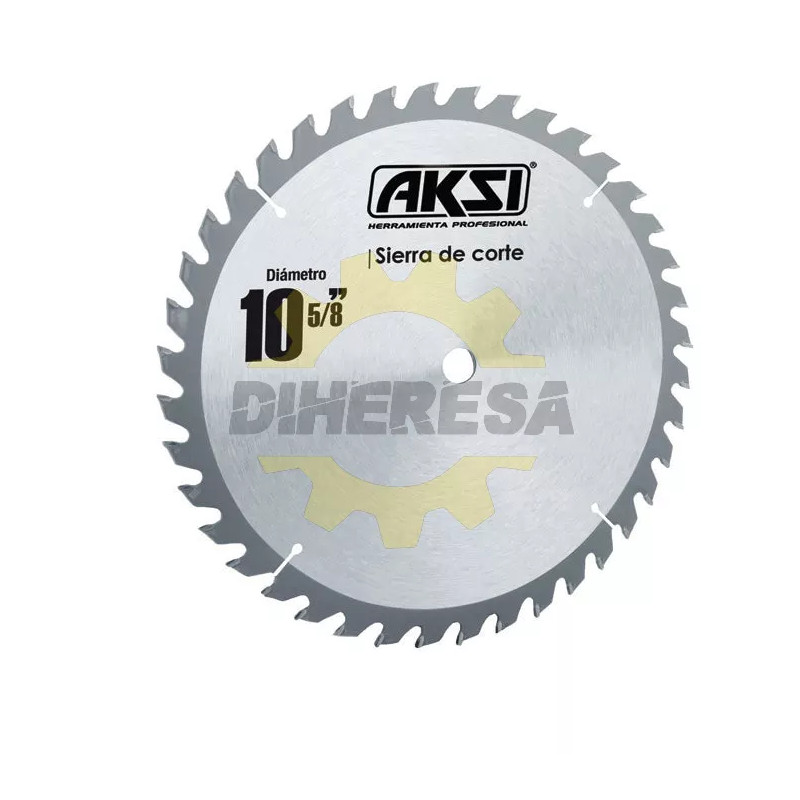 Sierra Circular Para Madera 10", 40 Dientes, Centro 5/8"