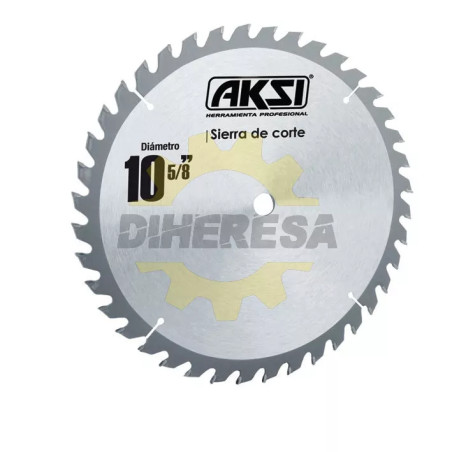 Sierra Circular Para Madera 10", 40 Dientes, Centro 5/8"