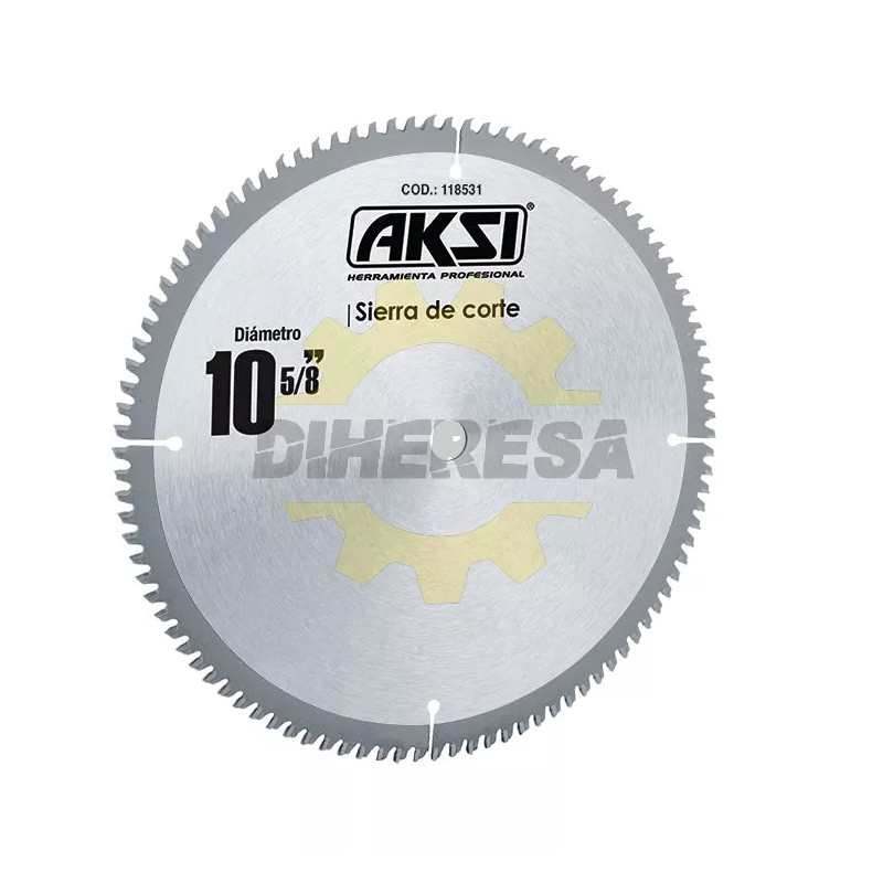 Sierra Circular Para Madera 10", 80 Dientes, Centro 5/8"