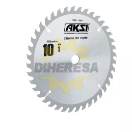 Sierra Circular Para Madera 10", 60 Dientes, Centro 1"
