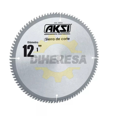 Sierra Circular Para Madera 12", 80 Dientes, Centro 1"