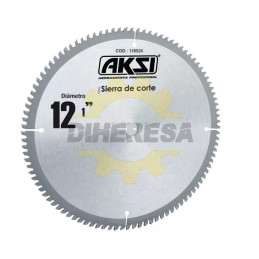 Sierra Circular Para Madera 12", 100 Dientes, Centro 1"