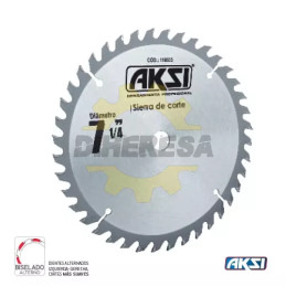Sierra Circular P/Plastico Y Formaica 7 1/4", 48 Dientes, Centro 5/8"