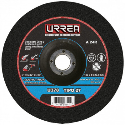 U378 URREA Disco abrasivo...