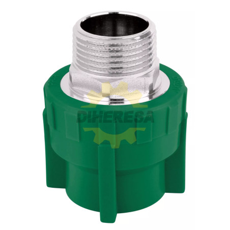 Ppr - Conector Macho, 3/4" (25mm)