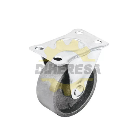 Rodaja Fierro Placa Fija 2 1/2" (65mm)