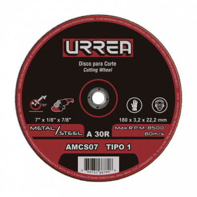 AMCS07 URREA Disco abrasivo...