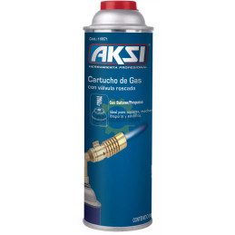 Bote De Gas Con Valvula Roscada De 275 Grms