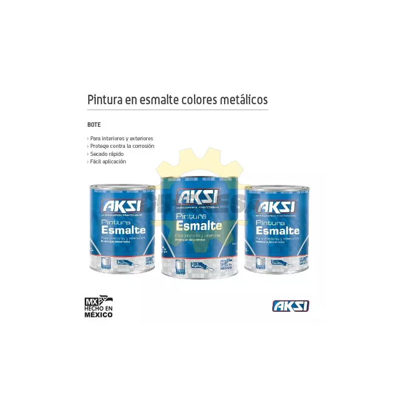 Pintura Esmalte Cromo, 1 Lt